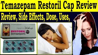 Restoril Sleeping Pills  Temazepam 30 mg Review  Uses Side Effects Dose Restoril in Pregnancy [upl. by Elleinahc950]