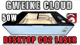 Gweike Cloud Review  50W CO2 Laser  Rotary  WiFi  Camera  Lightburn Compatible  Filter [upl. by Enilrek]