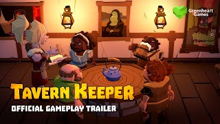 Tavern Keeper 🍻 Official Gameplay Trailer 4K  Greenheart Games [upl. by Ellenid]