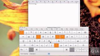 Mac OS X  How To  View the quotKeyboard Viewerquot [upl. by Burgess282]