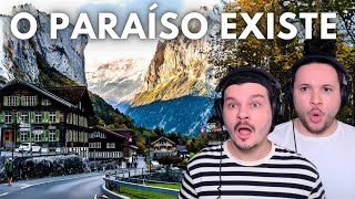 O PARAÍSO EXISTE E FICA NA SUÍÇA 🇨🇭  React Casal sem cep [upl. by Xxam]