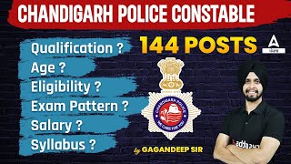 Chandigarh Police New Vacancy 2024  Chandigarh Police Constable Qualification Age  Full Details [upl. by Nodanrb668]