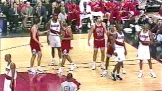 Michael Jordan 1997 vs Blazers  20 points in fourth quarter [upl. by Mclyman361]