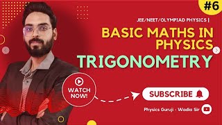 Trigonometry angles tricks  Basic maths in physics jee neet trigonometry basicmaths physics [upl. by Asfah]