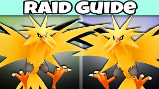 Zapdos Raid Counters Guide for Pokémon GO 2024  Top amp Best Raid Counters [upl. by Shannah861]