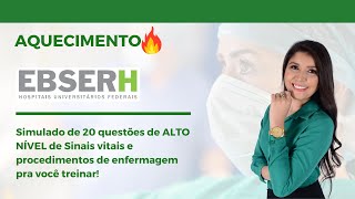 IMPERDÍVEL AULA EBSERH SIMULADO DE SINAIS VITAIS E PROCEDIMENTOS DE ENFERMAGEM  Prof Lídia Rocha [upl. by Eirehs]