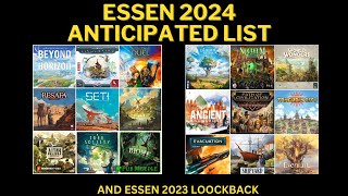 Most Anticipated Games for Essen 2024 and a Lookback at Essen 2023 Games [upl. by Barvick]