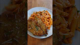 Chicken Cutlets with Penne Alla Vodka food [upl. by Leasa]