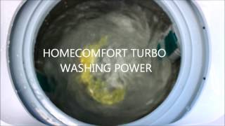 h omecomfort washer washing machine hcwp 0 602 [upl. by Nairadas853]