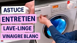 Comment détartrer une machine à laver mau vinaigre blanc 🙌 tips lavelinge entretien [upl. by Ocirnor]