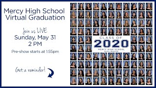 Mercy High School Graduation 2020 [upl. by Leeland]