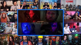 YouTubers React To Obi Wan And Darth Vader Emotional Scene  Obi Wan Kenobi Ep 6 Reaction Mashup [upl. by Assennav975]