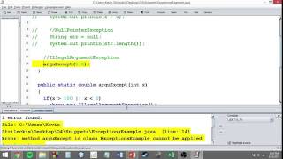 Illegal Argument Exception [upl. by Kellen]