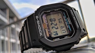 Casio GShock G5600E  A Solar Powered Square GShock [upl. by Toddy130]