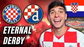 HAJDUK SPLIT VS DINAMO ZAGREB Croatia’s Eternal Derby [upl. by Yerac360]