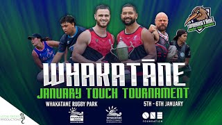 LIVE  Whakatāne January Touch Tournament 2024  Round Robin and FINALS  Live Stream [upl. by Imat]