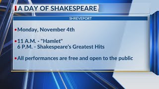 Day of Shakespeare free shows at LSU [upl. by Ailee806]