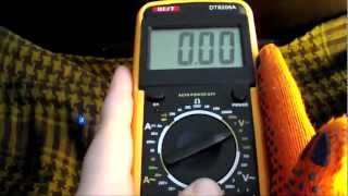 Мультиметр  Multimeter DT 9205A  Как пользоваться мультиметром  как пользоваться тестером [upl. by Abercromby]