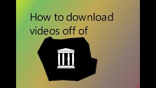 How to download videos off of the wayback machine [upl. by Assenev]