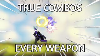 TRUE COMBOS ON EVERY BRAWLHALLA WEAPON [upl. by Uy]