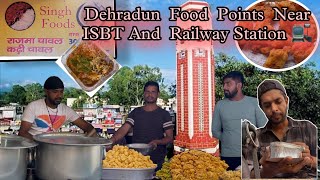 Dehradun Food Points near Railway Station and ISBT Dehradun dehradunstreetfood [upl. by Notgnillew]