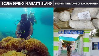 Scuba Diving in Agatti Island Lakshadweep  Buddhist history of Lakshadweep  Agatti Airport tour [upl. by Yajeet]