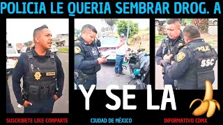 QUERIAN SEMBRAR ME ALGO Se pone SABROSO EL ASUNTO policia ssccdmx SE ARREPENTIERON [upl. by Sine]