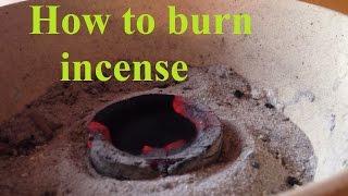 How to Light Charcoal  How to Burn Resin Incense ❺❺ Frankincense in Ancient Rome [upl. by Stutman]