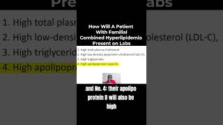 How Will A Patient With Familial Combined Hyperlipidemia Present on Labs  MCCQE1 [upl. by Yelloh]