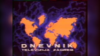 1983 Croatia TV Zagreb  špica Dnevnik  News Intro [upl. by Ymiaj]