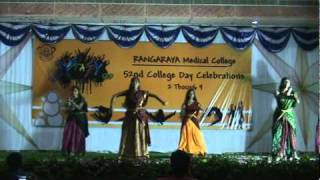 Madhura Madhura Meenakshi2 Gruop Dance by Clarions Rangaraya Medical college  XTASY 09 [upl. by Novled676]