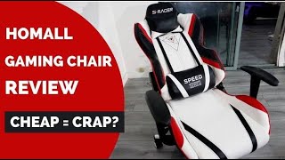 How to Assemble Homall SRacer gaming chair and review Is it the best gaming chair [upl. by Ahsenid]