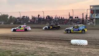 35 Raceway Park  Tom Colley memorial infield clips and interviews [upl. by Eohce736]