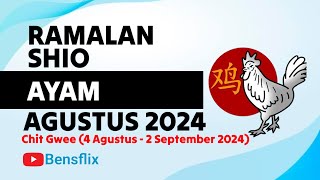 SHIO AYAM BULAN AGUSTUS 2024 Chit Gwee  Lengkap amp Akurat [upl. by Aninaj]