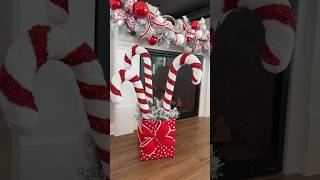 Candy Cane Budget DIY❤️ [upl. by Haerdna]