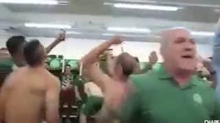 Chapecoense players celebrating reaching the Copa Sudamericana final before the crash [upl. by Coffeng]