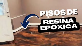 CÓMO INSTALAR PISOS CON RESINA EPÓXICA PASO A PASO [upl. by Adiell]