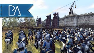 Epic Middleearth Siege Aragorns Last Stand  Total War Rise of Mordor Mod Gameplay [upl. by Ahsropal503]