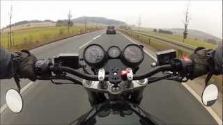 Suzuki Bandit 1200 short ride around the town GoPro Hero 2 HD 2 [upl. by Ahsaetal921]