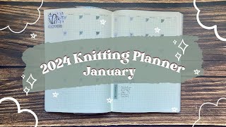 2024 Knitting Planner Set Up  Techo Kaigi [upl. by Brookner]