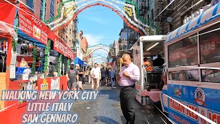 ITS TOO LATE SORRY San Gennaro little Italy WALING NEW YORK CITY SLOW SLOW QUICK QUICK 9172024 [upl. by Gerek38]