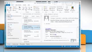 How to print a specific page of a message in Microsoft® Outlook 2013 on a Windows® 81 PC [upl. by Anabal]