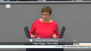 Inge Höger DIE LINKE Keine deutsche Beteiligung am UNIFILEinsatz [upl. by Hannazus606]