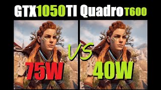 Nvidia GTX 1050Ti vs Quadro T600 Test in 4 Games  2022 [upl. by Ecirtam]