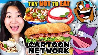 Try Not to Eat  Cartoon Network Food  People vs Food [upl. by Emerald682]