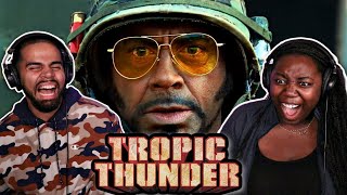 quotTHIS MOVIE IS OUT OF CONTROLquot  FIRST TIME WATCHING TROPIC THUNDER Movie Reaction [upl. by Asilam]