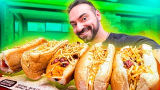 TODOS os HOTDOGS do cardápio ENGOLIDOS em tempo RECORDE laele [upl. by Clyve]