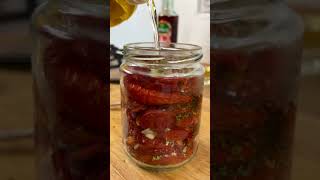 Sundried tomatoes Easy to prepare at home🍅 [upl. by Irrak]