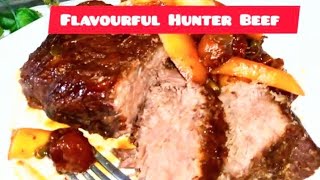 How to cook HunterBeef without SaltPeter 😋 👌EasycookingwithFarahAnwar [upl. by Eatnad]