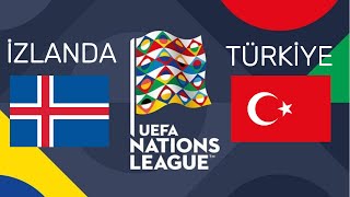 İzlanda vs Türkiye  UEFA Uluslar Ligi Maç Özeti [upl. by Mikiso]